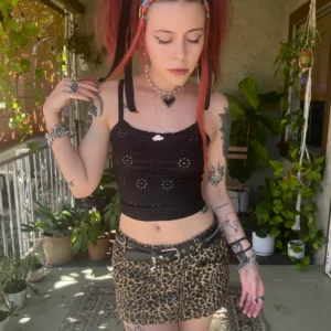 Blair Leopard Mini Skirt