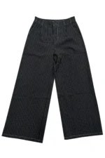 Clerks Pinstripe Wide-Legged Pants