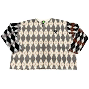 Argyle Darlene Oversized Henley